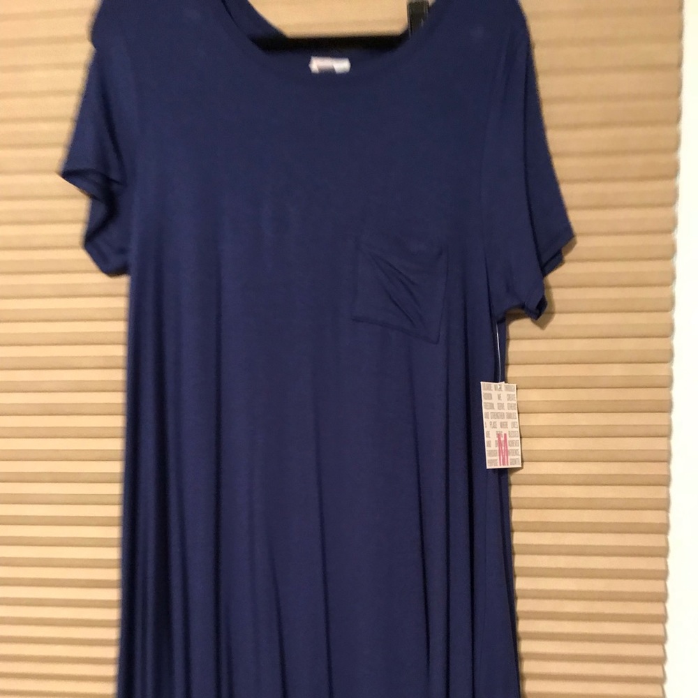 Medium Blue Lularoe Carly dress